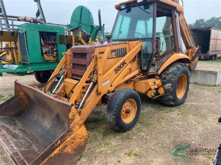 How long is a Case 580k backhoe?
