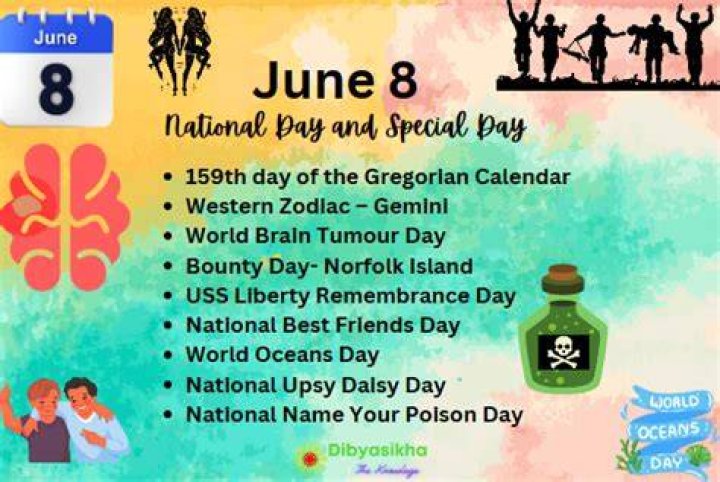 Is 8th June a special day?