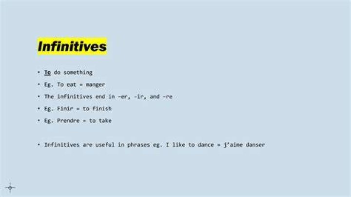 What are the 3 endings of French infinitives?