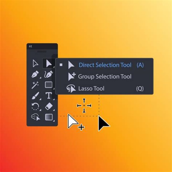 What are the 5 selection tools?