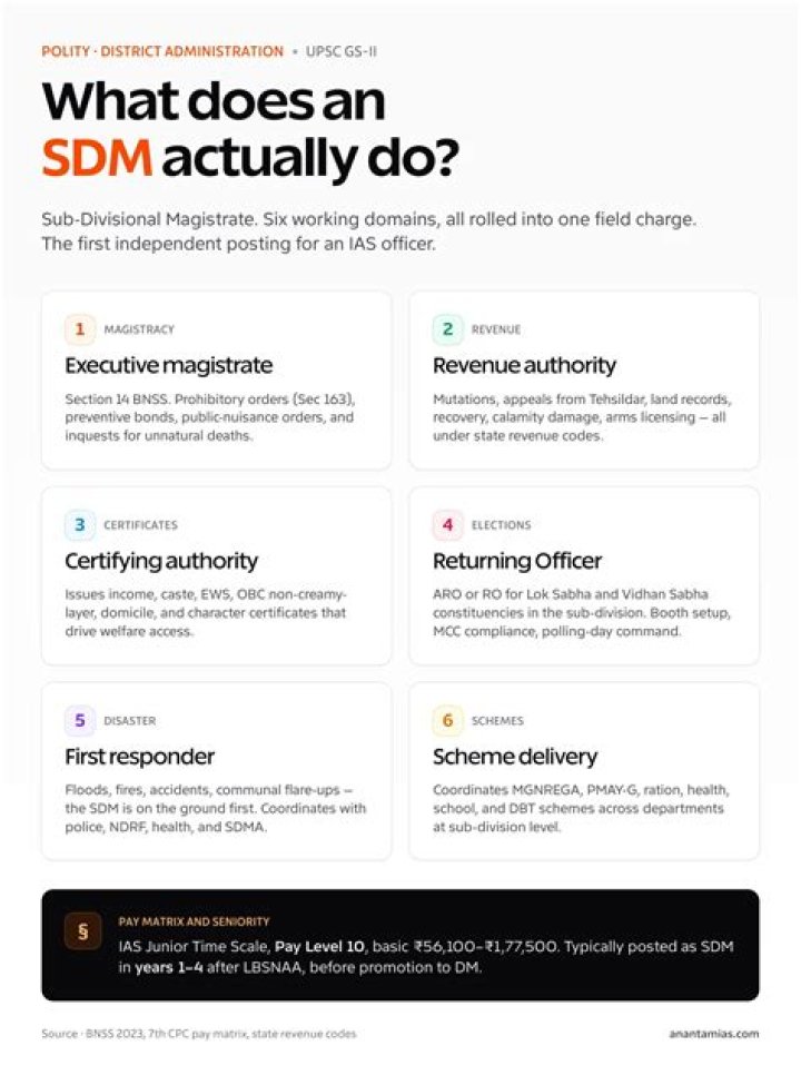 What does a SDM module do?