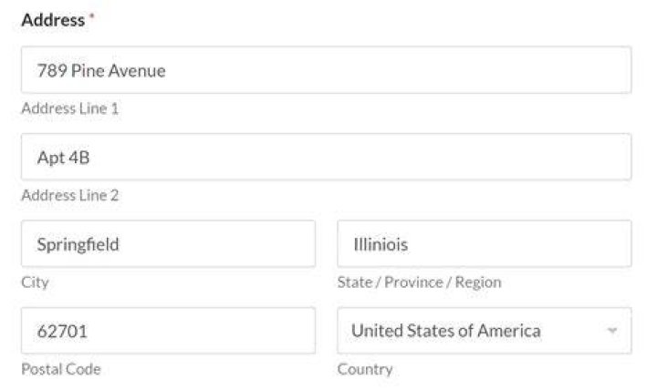 What if address Line 2 is required?