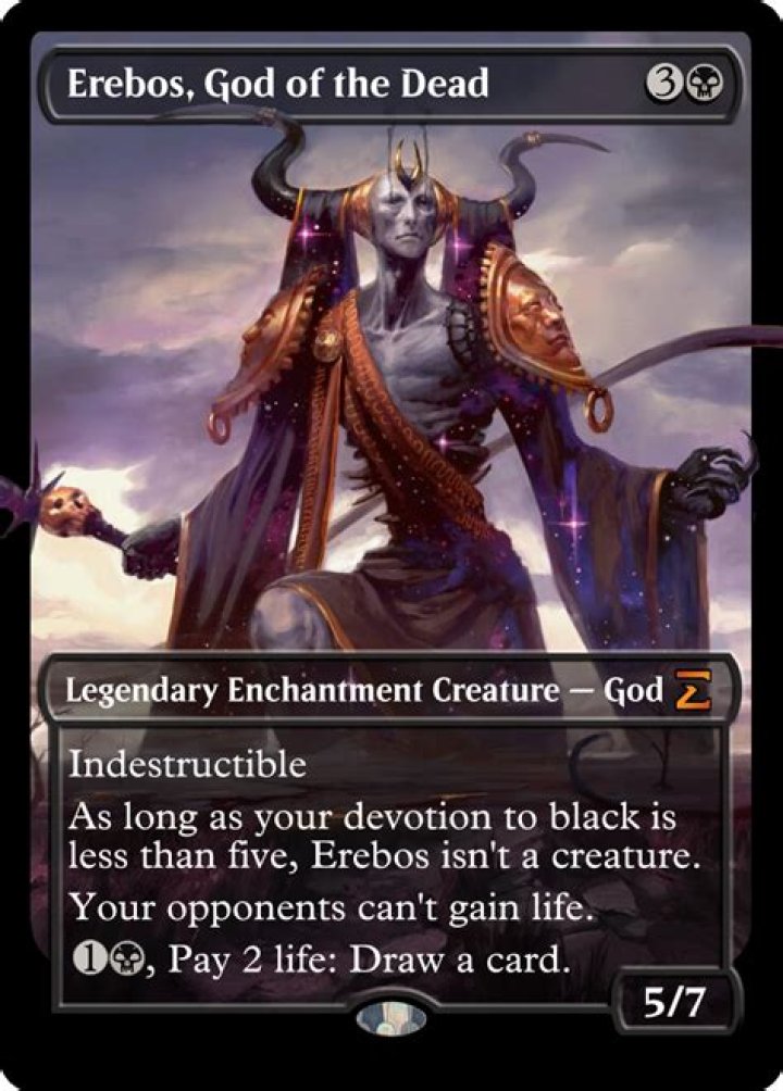 What is Erebos the god of?
