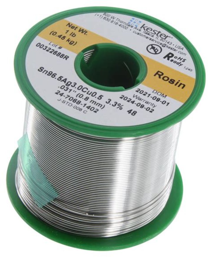 What is Kester solder made of?