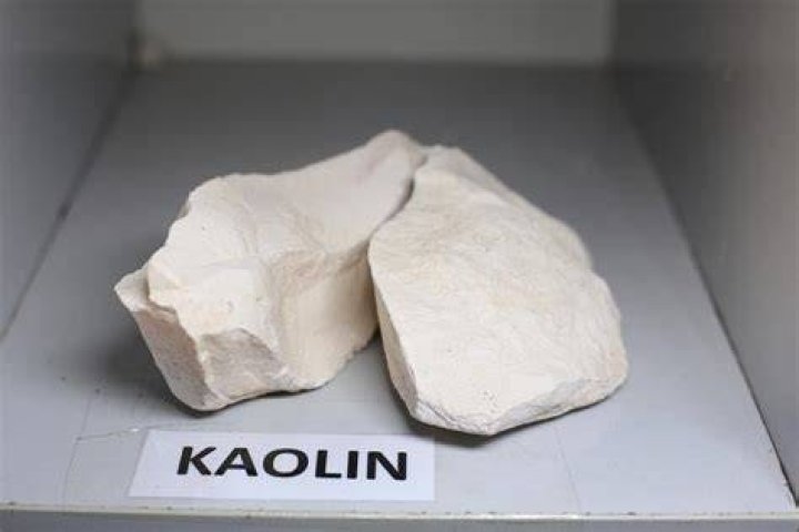 What is the mineral kaolin used for?