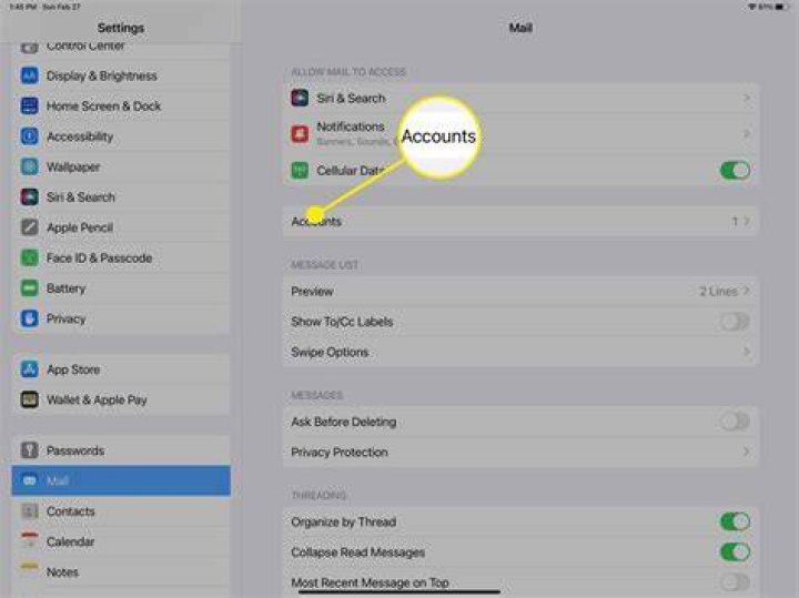 When setting up email on iPad what is hostname?